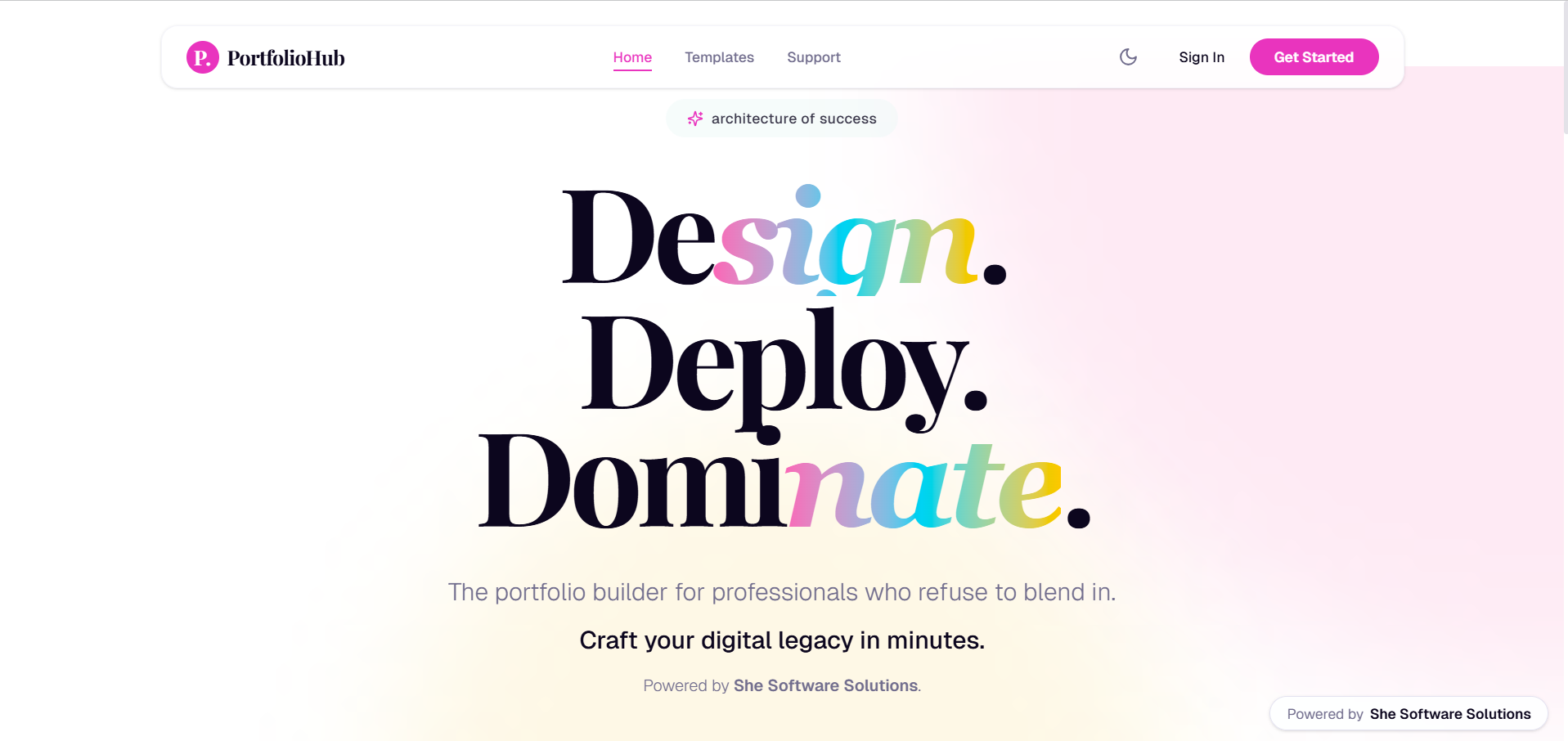 Portfolio Hub - Portfolio Builder